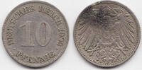 Kaiserreich 10 Pfennig großer Adler - Kupfer/Nickel -