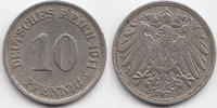 Kaiserreich 10 Pfennig großer Adler - Kupfer/Nickel -