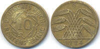 Weimarer Republik 10 Rentenpfennig Kupfer/Aluminium -