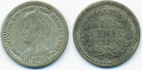 Niederlande - Netherlands 10 Cents Wilhelmina I. 1890-1948 -