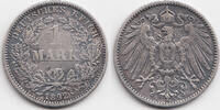 Kaiserreich 1 Mark großer Adler - Silber -