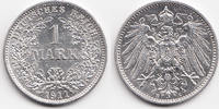 Kaiserreich 1 Mark großer Adler - Silber -