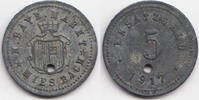 Bayern 5 Pfennig Miesbach - Zink 1917 (Funck 336.1b) -