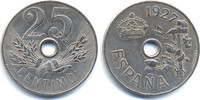 Spanien - Spain 25 Centimos Alfonso XIII. 1886-1931