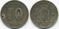 Schweden - Sweden 10 Oere Oscar II. 1872-1907 -