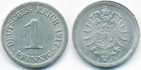 Ersatzmünze 1.WK 1 Pfennig Aluminium