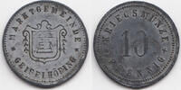 Bayern 10 Pfennig Geiselhöring - Zink vernickelt ohne Jahr (Funck 153.2Aa) -