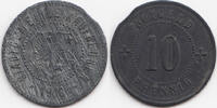 Bayern 10 Pfennig Kaufbeuren - Zink 1917 (Funck 234.4) Rand geriffelt -