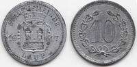 Bayern 10 Pfennig Lauf - Zink vernickelt 1917 (Funck 275.2b) -