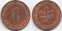 BRD 1 Pfennig Stahl/kupferplattiert -