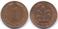 BRD 1 Pfennig Stahl/kupferplattiert -