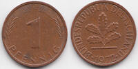 BRD 1 Pfennig Stahl/kupferplattiert -