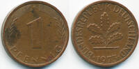 BRD 1 Pfennig Stahl/kupferplattiert -