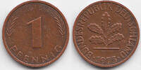 BRD 1 Pfennig Stahl/kupferplattiert -