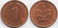 BRD 1 Pfennig Stahl/kupferplattiert -