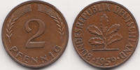 BRD 2 Pfennig Kupfer -