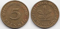 BRD 5 Pfennig Stahl/tombakplattiert -