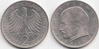 2,-DM 1958 D BRD Kupfer/Nickel fast stempelglanz - matt