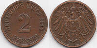 Kaiserreich 2 Pfennig großer Adler - Kupfer -