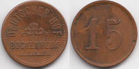 Hessen/Nassau - Bockenheim 15 Pfennig Deutscher Hof Bockenheim (Menzel 3940.1) -