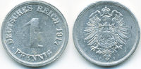 Ersatzmünze 1.WK 1 Pfennig Aluminium