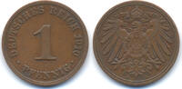 Kaiserreich 1 Pfennig großer Adler - Kupfer -
