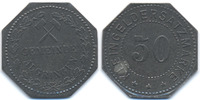 Lothringen 50 Pfennig Algringen - Zink ohne Jahr (Funck 8.3b) Röttinger -
