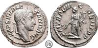Severus Alexander (222-235) Denar Roma, Büste / Annona mit Ähren und Füllhorn, gut ausgeprägtes Exemplar, -
