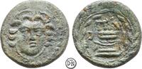 Parion (Mysia) Bronze Kopf der Medusa / Altar im Kranz, äußerst selten, -