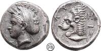 Kyzikos (Mysia) Tetradrachme Kore Soteira / Löwenkopf, herrlicher Stil, hohes Relief, attraktives Exemplar, -