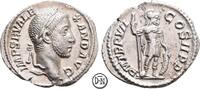 Severus Alexander (222-235) Denar Roma, Büste / Mars mit Lanze und Schild, gutes Silber, hübsche Erhaltung, -