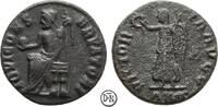 Maximinus II Daia (310-313) Follis Antiochia, anonyme Prägung, Jupiter / Victoria, interessant, -