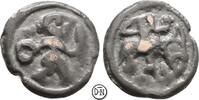Remi (Gallia Belgica) Potin Zopfmännchen / Vierfüßler frisst Schlange, -