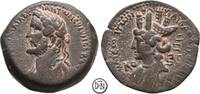 Antoninus Pius (138-161) Lokalbronze Laodicea ad Mare (Syria), Büste / Büste der Tyche, selten und sehr attraktiv, -