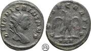 Divus Nigrinianus (+ 284) Antoninian 284 n. Chr. Roma, Kopf / CONSECRATIO, Adler, sehr selten, s-ss