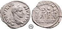 Caracalla (198/211-217) Denar Roma, Kopf / FELICIA TEMPORA, die vier Jahreszeiten als Kinder, äußerst selten, -