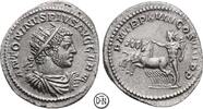 Caracalla (198/211-217) Antoninian Roma, Büste / Sol in Quadriga, sehr hübsche Details, selten, -