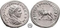 Caracalla (198/211-217) Antoninian Roma, Büste / Löwe mit Strahlenkrone und Blitzbündel, selten, -