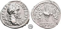 Septimius Severus (193-211) Denar Roma, Kopf / LEG XIIII GEM M V, auf die 14. Legion, gesucht, -