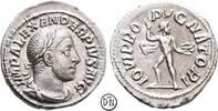 Severus Alexander (222-235) Denar Roma, Büste / Jupiter mit Blitzbündel und Adler, sehr gutes Portrait, -