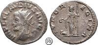 Claudius II Gothicus (268-270) Antoninian Antiochia, Büste / Iuno, mit Linkskopf, interessant, -