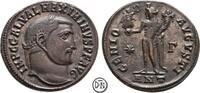 Maximinus II Daia (310-313) Follis Antiochia, Kopf / Genius Augusti, attraktives Exemplar, -