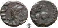 Leo I (457-474) AE 4 Münzstätte unklar, Büste / Löwe, nicht häufig, -