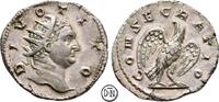 Divus Titus (+ 81) Antoninian 250-251 n. Chr. Roma, unter Traianus Decius, Büste / Adler, prachtvoll