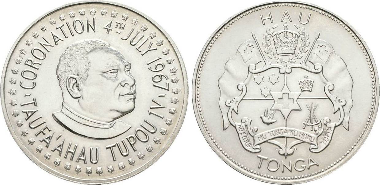 TONGA Hau 1967. Tupou IV, 19652006. Vorzüglich