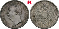 ANHALT 2 Mark Prachtexemplar, feine Patina. Friedrich II., 1904-1918. -