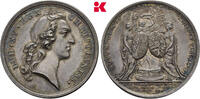 FRANKREICH Silbermedaille RR Louis XV, 1715-1774. -