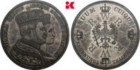 BRANDENBURG-PREUSSEN Vereinstaler Feine Patina. Wilhelm I., 1861-1888. -