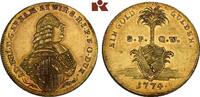 WÜRZBURG Goldgulden Prachtexemplar. Adam Friedrich von Seinsheim, 1755-1779. -