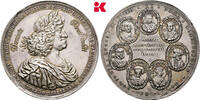 DÄNEMARK Silbermedaille Von großer Seltenheit. Frederik III., 1648-1670. -